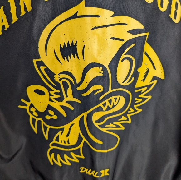 Dual Culture Lightweight Bomber Jacket, "Ain't No Good" Wolf, Sz. Small - Picture 9 of 9